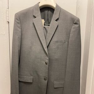 Theory Mens Grey Blazer Size 38